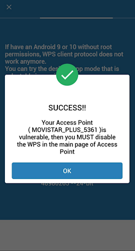 WiFi WPS Tester App - WiFi WPS Screen 3