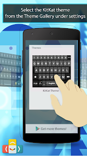 Screenshot des ai.type KitKat-Tastaturdesigns