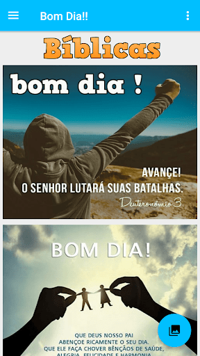 Android application Mensagens Bíblicas screenshort