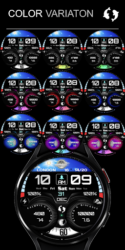 Inform Digital Watch face IN24 Screen 3