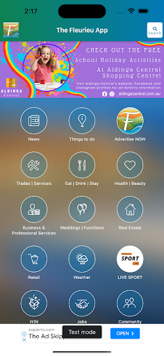 Android application The Fleurieu App screenshort