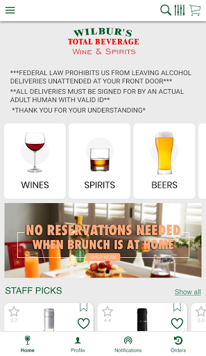 Wilburs Total Beverage Screen 2