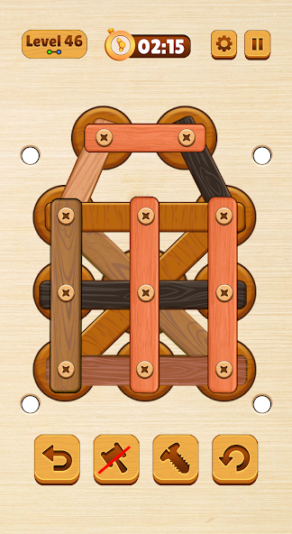 Wood Nuts Bolts: Screw Puzzle 1.5 APK + Mod (Remove ads) for Android