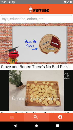 KidTube Screen 2