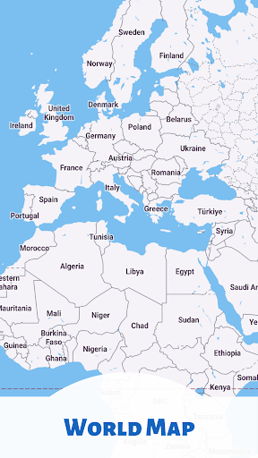 List of Countries - Maps Screen 3