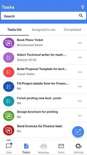 Android application EO screenshort