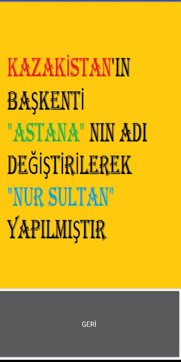 KPSS 2020 GÜNCEL BİLGİLER KARTLARI