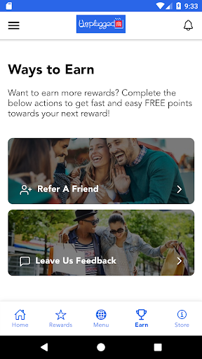 Unplugged Games Rewards Screen 3