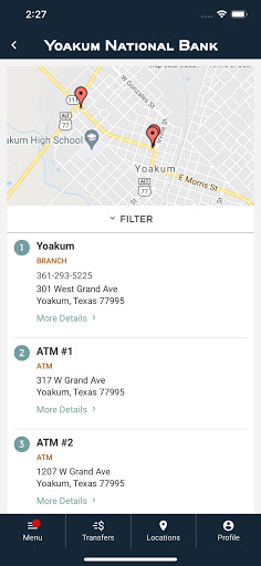 Yoakum National Bank Mobile Screen 3