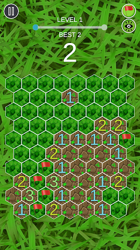 Android application Hexagon Minesweeper screenshort
