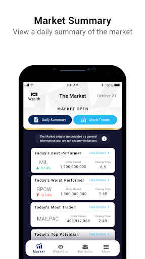 NCBCM Wealth Connect Screen 3