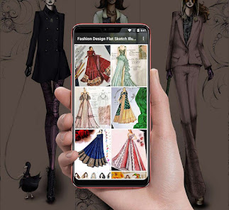 Imágen 9 Dibujo plano de diseño de moda android