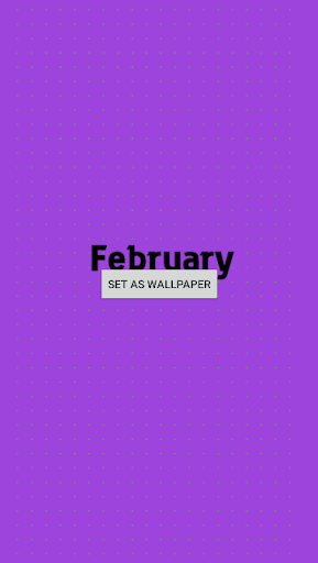 February Wallpaper Screen 2
