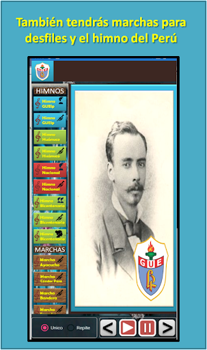 Android application GUELP Emblemático screenshort