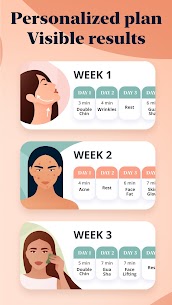 برنامج Luvly : Face Yoga Exercise مهكر APK للاندرويد 2025 2
