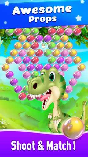 Android application Dino Bubble Shooter Primitive screenshort