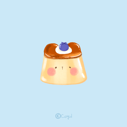 카카오톡 테마 - 말랑몰랑곰돌이푸푸딩_베이비블루 logo