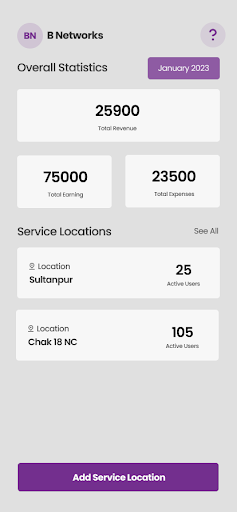 B Networks Screen 2