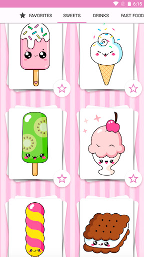 How to draw cute food screenshot 7