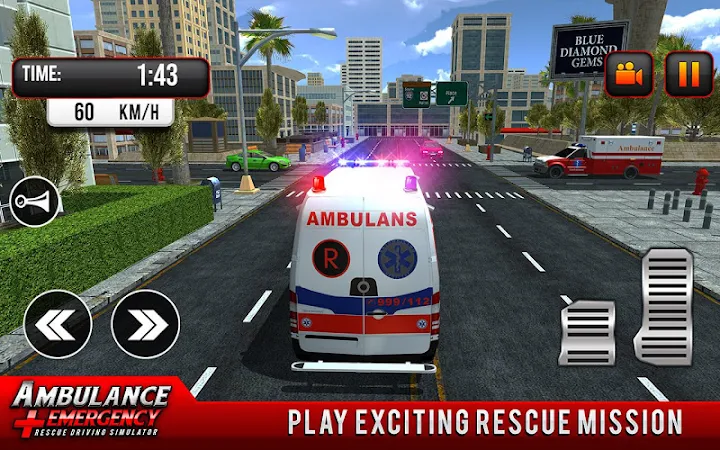 911 Ambulance City Rescue Game MOD