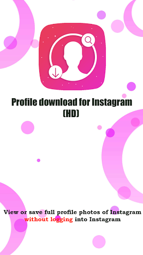 Profile download for Instagram HD