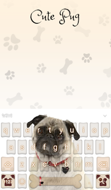 Cute Pug Keyboard Wallpaper HDのおすすめ画像3