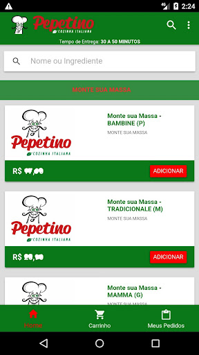 Android application Pepetino screenshort