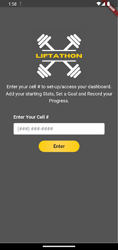 Android application Liftathon screenshort
