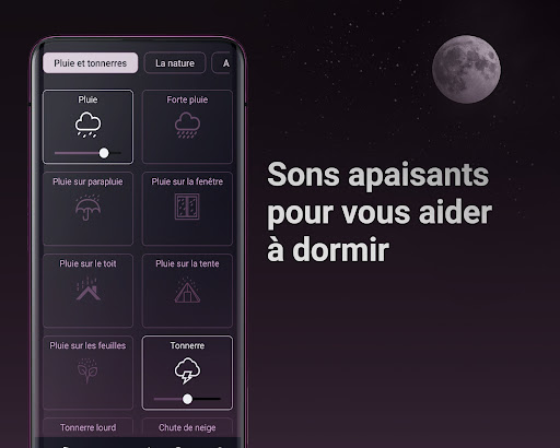 Android application Sons du sommeil - Détente screenshort