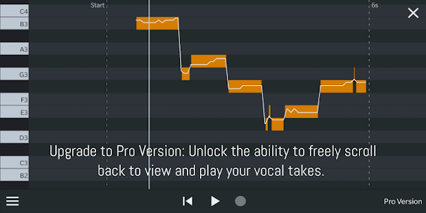 Nail the Pitch - Vocal Pitch Monitor Capture d'écran