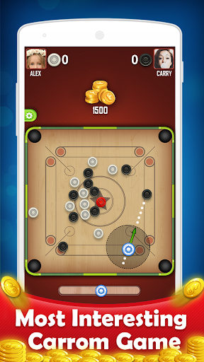Android application Carrom Board Game 2024 screenshort