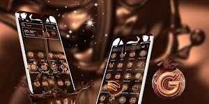 screenshot of Chocolate Launcher Theme