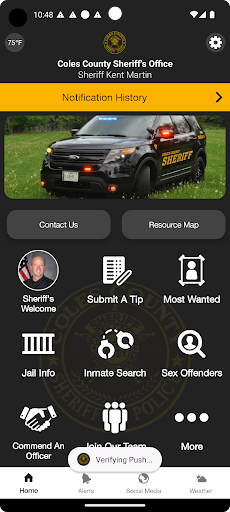 Android application Coles County Sheriff’s IL screenshort
