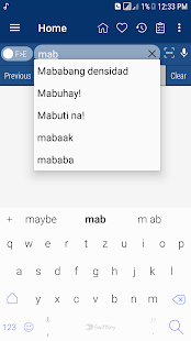 English Tagalog Dictionary Screenshot