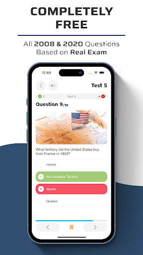 US Citizenship Test 2024 Screen 3