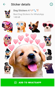 Dog Stickers for WhatsAppのおすすめ画像4