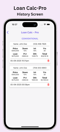 Loan Calc - Pro Screenshot 3 - AppWisp.com