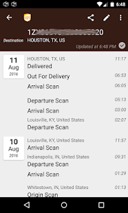 Shipments Worldwide Screenshot