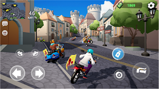 Moto City: Mad Bike Delivery - Screenshot 1