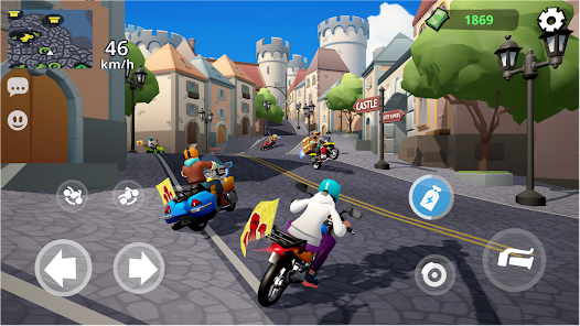 Moto City: Mad Bike Delivery 0.3.114 APK + Mod (Unlimited money) for Android