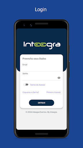 Android application Inteegra Eventos Plus screenshort