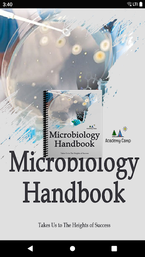Android application Microbiology Handbook screenshort