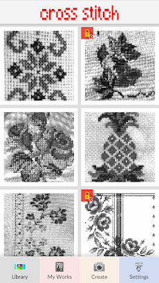 Cross Stitch Flower Pixelのおすすめ画像5