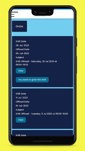 STAR STAFF ROSTERING Screen 2