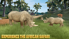 screenshot of Wild Rhino Family Jungle Sim
