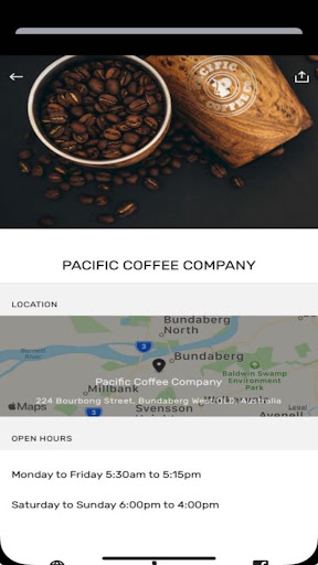 Pacific Coffee Co Screen 2