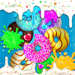 Cover Image of Tải xuống Colorful Sweet Donut-Wallpaper  APK