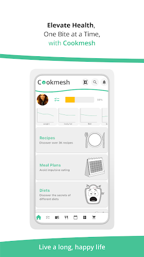 Android application Cookmesh screenshort