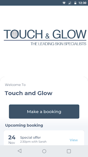 Android application Touch and Glow screenshort
