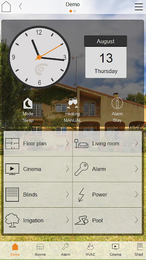 Android application bOS Client screenshort